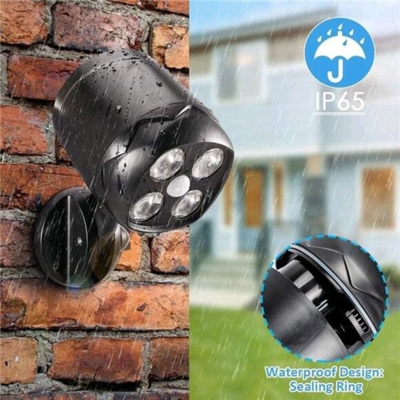 Outdoor Motion Sensor Light Battery Operated, Hotomely IP65 Waterproof - Picture 11 of 14